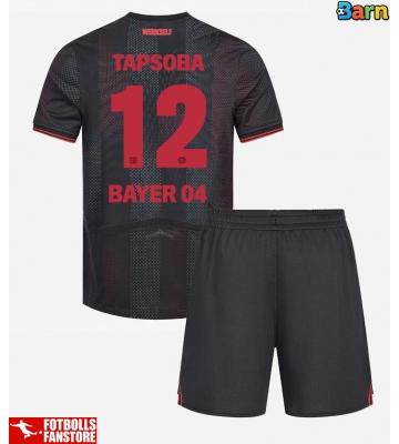Bayer Leverkusen Edmond Tapsoba #12 Hemmatröja Barn 2025-26 Kortärmad (+ Korta byxor)